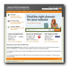 Gecko Register - Domain Registraion